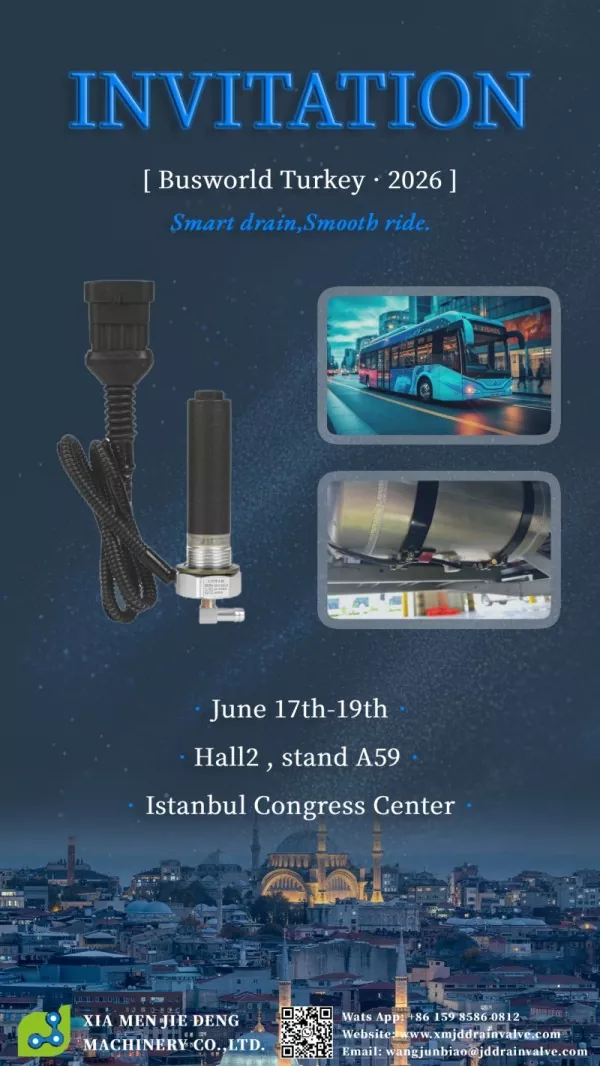 Rencontrez Xiamen Jiedeng Machinery au Busworld Turquie 2026 !